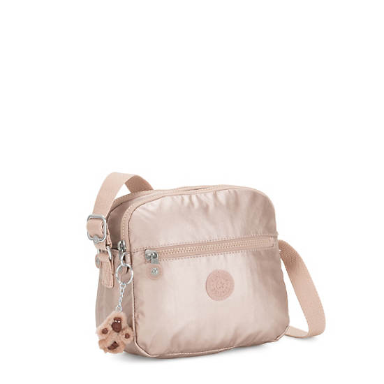 Kipling Keefe Metallic Çapraz Askılı Çanta Altın | TR 2031XY